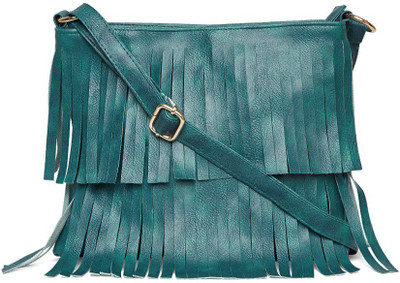 

Alessia74 Women Casual Blue PU Sling Bag