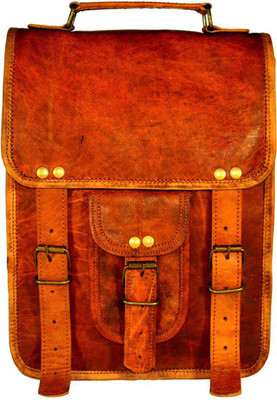 

PINO Men Casual Brown Genuine Leather Sling Bag