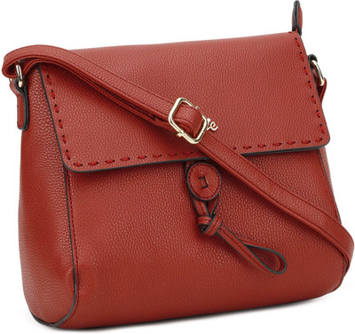 

Lavie Girls Casual Red PU Sling Bag