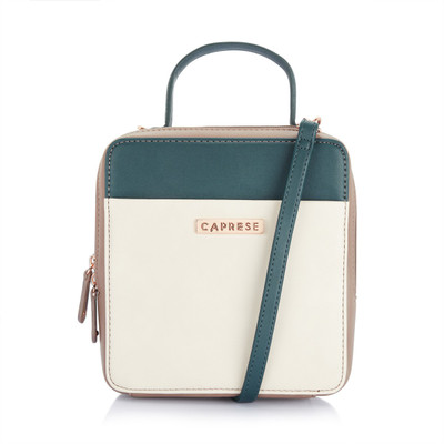 

Caprese Women Grey PU Sling Bag