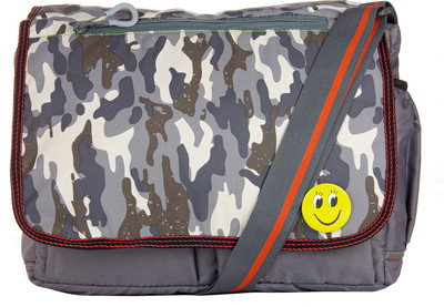 

JG Shoppe Men & Women Casual Grey Nylon Sling Bag