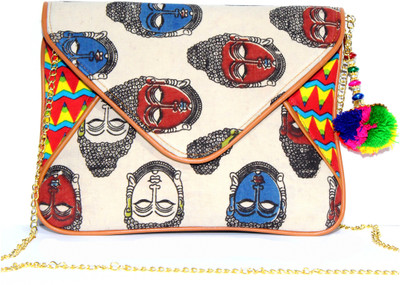 

TUNEROX Girls Evening/Party Multicolor Canvas Sling Bag