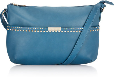 

Caprese Women Casual Blue PU Sling Bag