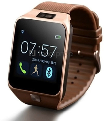 

Cuba WJQ_744J_DZ09_mi 4G smart watch with camera, memory card and sim card support and fitness tracker Smartwatch(Brown Strap XL)