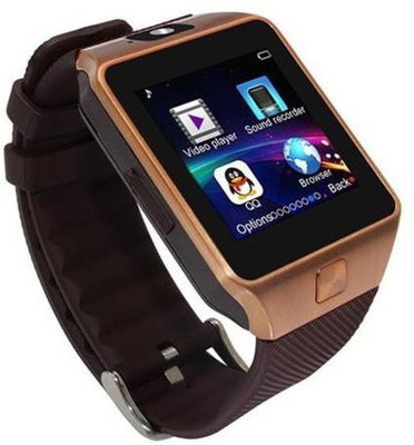 

Clairbell UPT_744J DZ09_4G smart watch Smartwatch(Brown Strap XL)