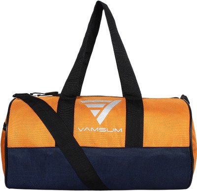 

VAMSUM Fitness 2.0 Gym Bag(Orange, Kit Bag), Navy blue;orange