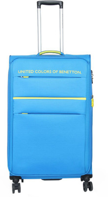 

United Colors of Benetton Soft Luggage Strolly Expandable Check-in Luggage -  inch(Blue