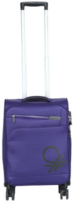 

United Colors of Benetton Soft Luggage Strolly Expandable Cabin Luggage -  inch(Purple