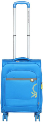 

United Colors of Benetton Soft Luggage Strolly Expandable Cabin Luggage -  inch(Blue