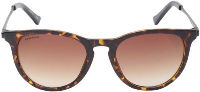 Fastrack Oval Sunglasses(For Men, Brown)