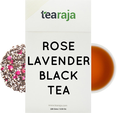 

Tearaja Rose Lavender Black Tea Rose, Lavender Black Tea Vacuum Pack(100 g)