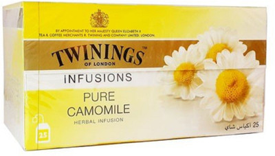 

Twinings Infusions Pure Chamomile Herbal Tea Bags Box(25 Bags)