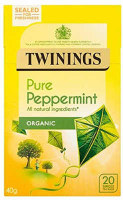 

Twinings Pure Peppermint Herbal Tea Bags(20 Bags, Box)