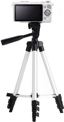 

Blendia 3110 3-way head rotation adjustable aluminium tripod Tripod(Silver, Supports Up to 1500 g)