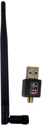 

Etake 802.11n 600Mbps WiFi Wireless Lan Network Card With Antenna USB Adapter(Black)