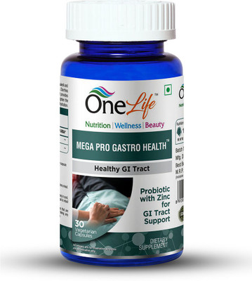 

OneLife Mega Pro Gastro Health - Digestive Probiotic (Multivitamin)(600 mg)