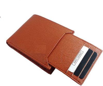 

Micron Men Tan Genuine Leather Wallet(3 Card Slots)