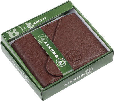 

Brexit Boys Brown Artificial Leather Wallet(6 Card Slots)