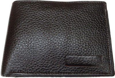 

eRunners Men Brown Genuine Leather Wallet(3 Card Slots), Light brown