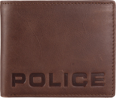 

Police Men Formal, Casual Brown Genuine Leather Wallet(4 Card Slots)