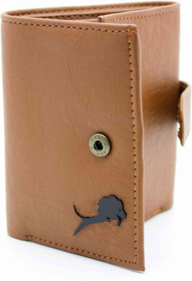 

NIetz Men Tan Genuine Leather Wallet(6 Card Slots)