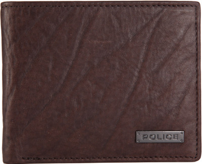 

Police Men Casual Brown Genuine Leather Wallet(8 Card Slots)