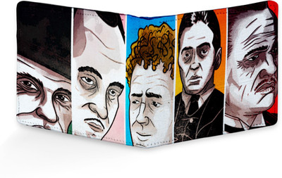 

SL COLLECTIONS Boys Multicolor Canvas, Artificial Leather Wallet(6 Card Slots)
