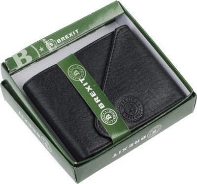 

Brexit Boys Black Artificial Leather Wallet(6 Card Slots)