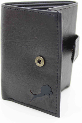 

NIetz Men Black Genuine Leather Wallet(4 Card Slots)