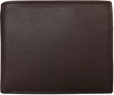 

munai's creation Men Brown Genuine Leather Wallet(12 Card Slots), Brown-002