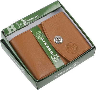 

Brexit Boys Tan Artificial Leather Wallet(8 Card Slots)