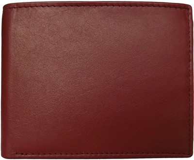 

munai's creation Men Maroon Genuine Leather Wallet(7 Card Slots), Maroon-004