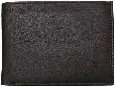 

munai's creation Men Black Genuine Leather Wallet(12 Card Slots), Black-001
