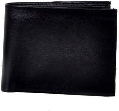 

OODI Men Black Genuine Leather Wallet(10 Card Slots)