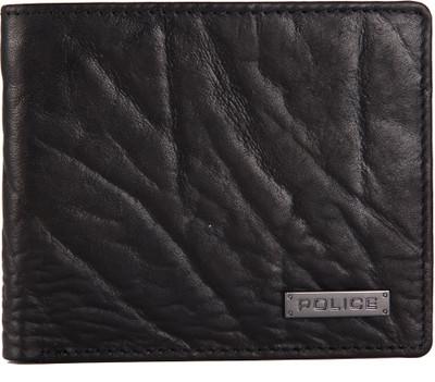 

Police Men Casual Black Genuine Leather Wallet(8 Card Slots)