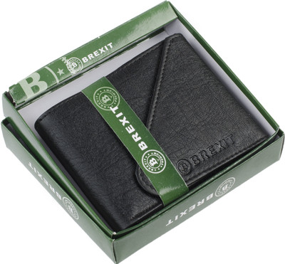 

Brexit Boys Black Artificial Leather Wallet(6 Card Slots)