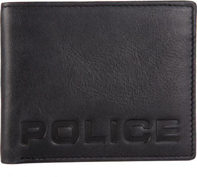 

Police Men Casual Black Genuine Leather Wallet(8 Card Slots)
