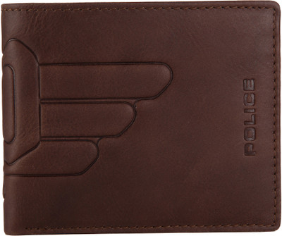 

Police Men Casual Brown Genuine Leather Wallet(4 Card Slots)