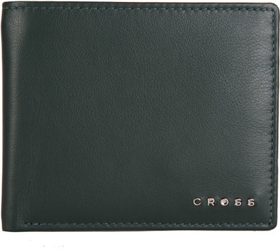 

Cross Men Casual Green Genuine Leather Wallet(4 Card Slots), Deep green