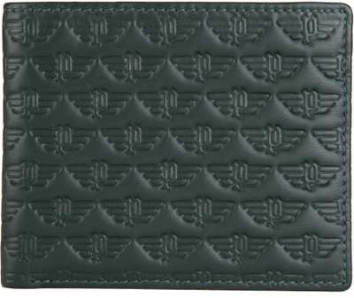 

Police Men Casual Brown Genuine Leather Wallet(8 Card Slots), Deep green