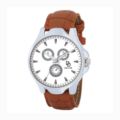 

DECOR BRWN-STRP-1-D25 Modish Watch - For Men