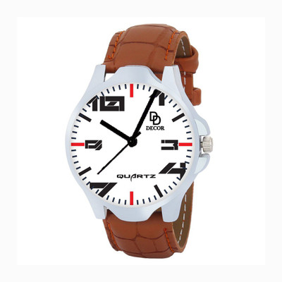

DECOR BRWN-STRP-1-D11 Modish Watch - For Men