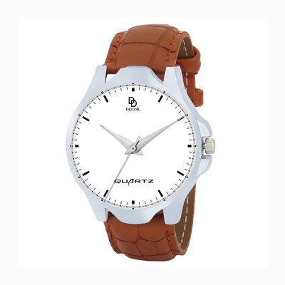 

DECOR BRWN-STRP-1-D34 Modish Watch - For Men