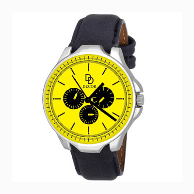 

DECOR BLK-STRP-1-D48 Modish Watch - For Men