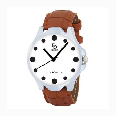 

DECOR BRWN-STRP-1-D18 Modish Watch - For Men
