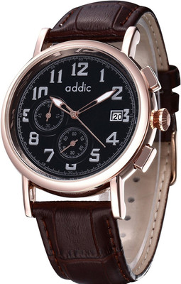 

Addic King Of Time Designer Men's Chronometer Watch - Brown Watch - For Men