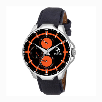 DECOR BLK-STRP-1-D67 Modish Watch - For Men