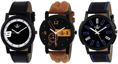 

Swisso Sws-1349-Tri Combo Stylish Analouge Watch - For Men