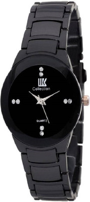 

IIK Collection Watches Analogue Black Small Dial Watch - For Women