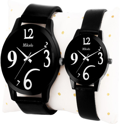 

Mikado Exclusive Lovely Couple watches combo for Men's and Women Watch - For Men & Women